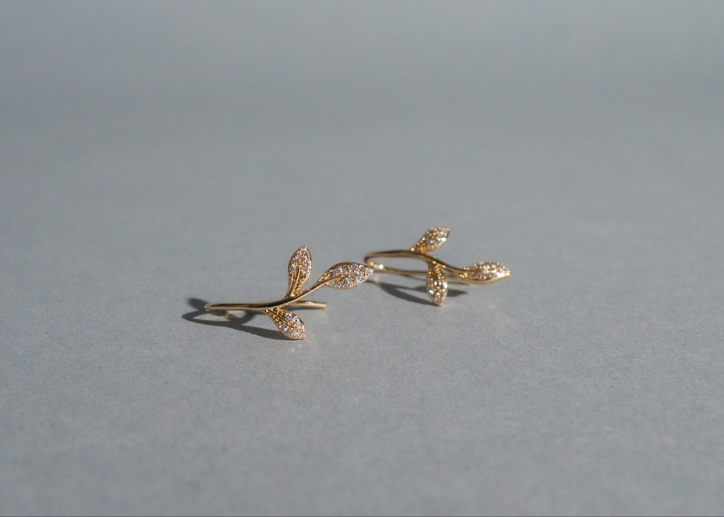 The Botanical Leaf Stud Earrings