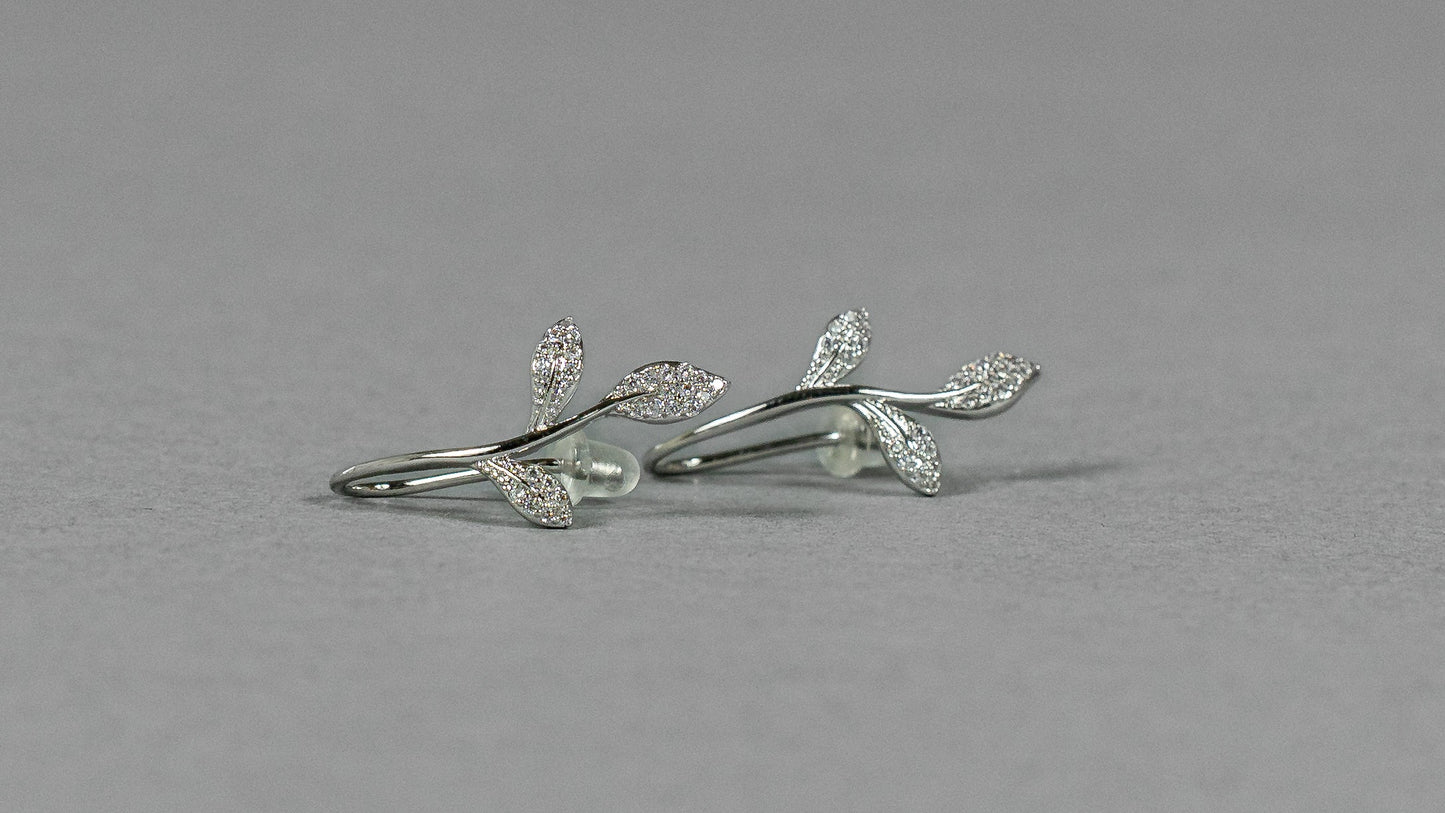 The Botanical Leaf Stud Earrings