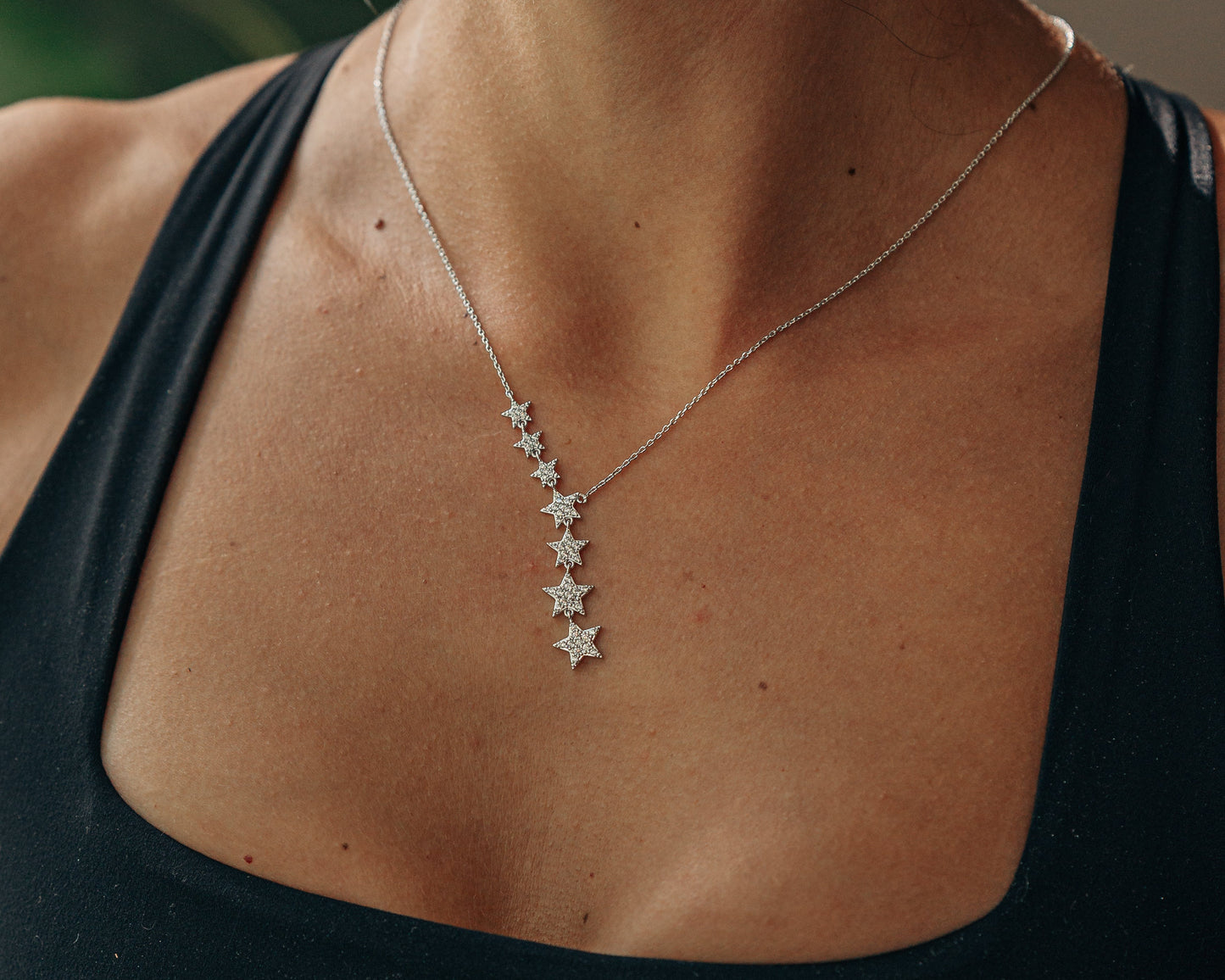 The Celestial Cascade Y-Necklace