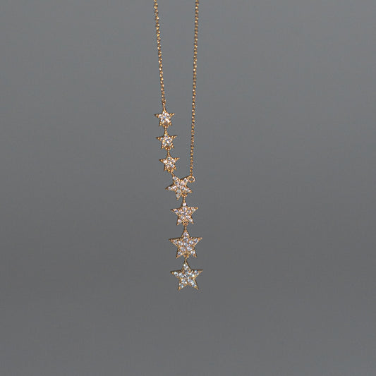 The Celestial Cascade Y-Necklace