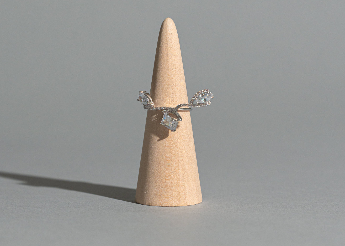 The Crystal Vine Wrap Ring